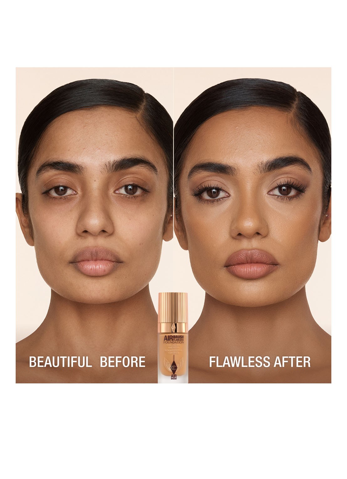 Charlotte Tilbury Airbrush Flawless Foundation - vloeibare foundation - detail 2 9 neutral
