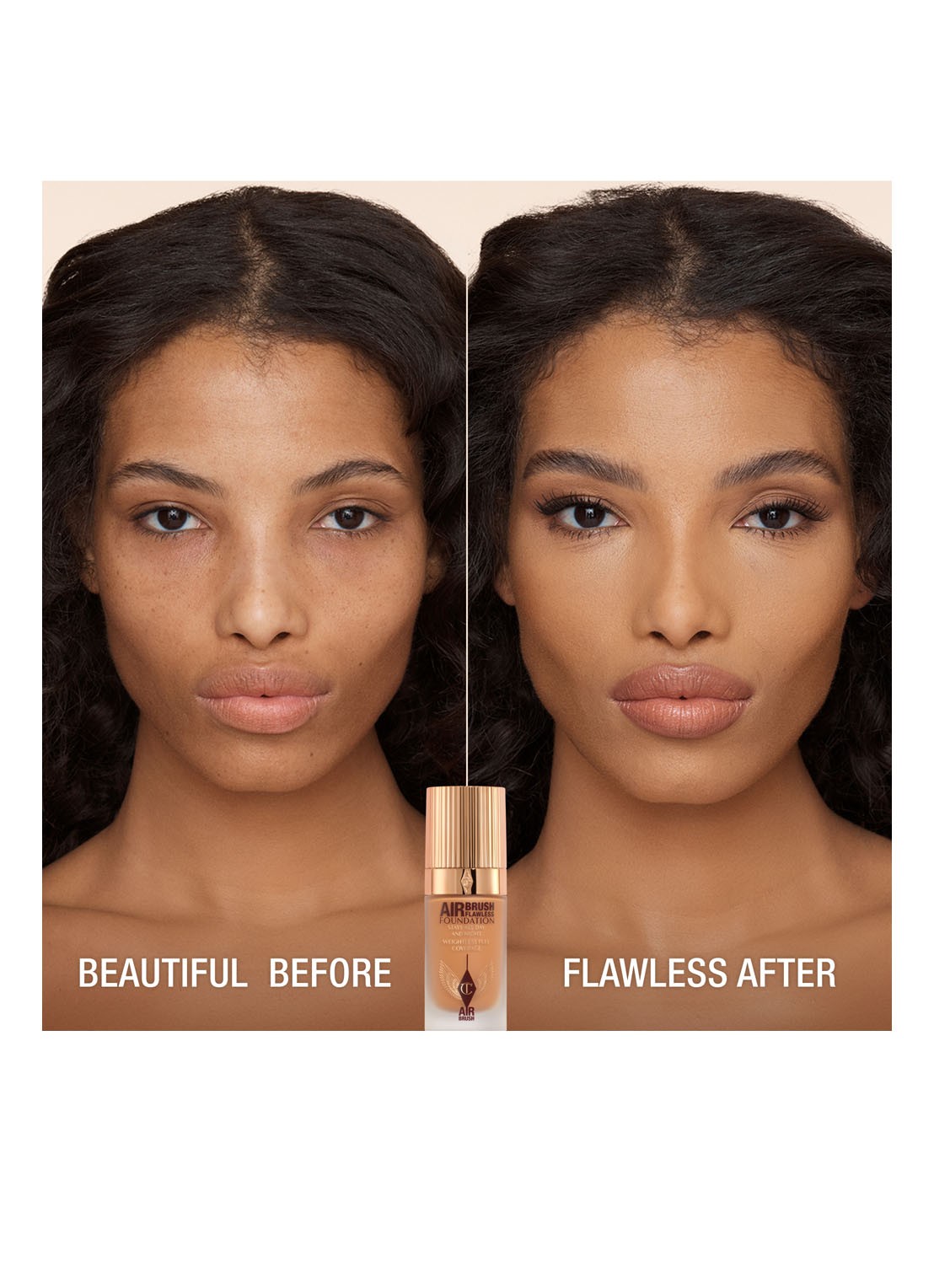 Charlotte Tilbury Airbrush Flawless Foundation - vloeibare foundation - detail 5  9 warm