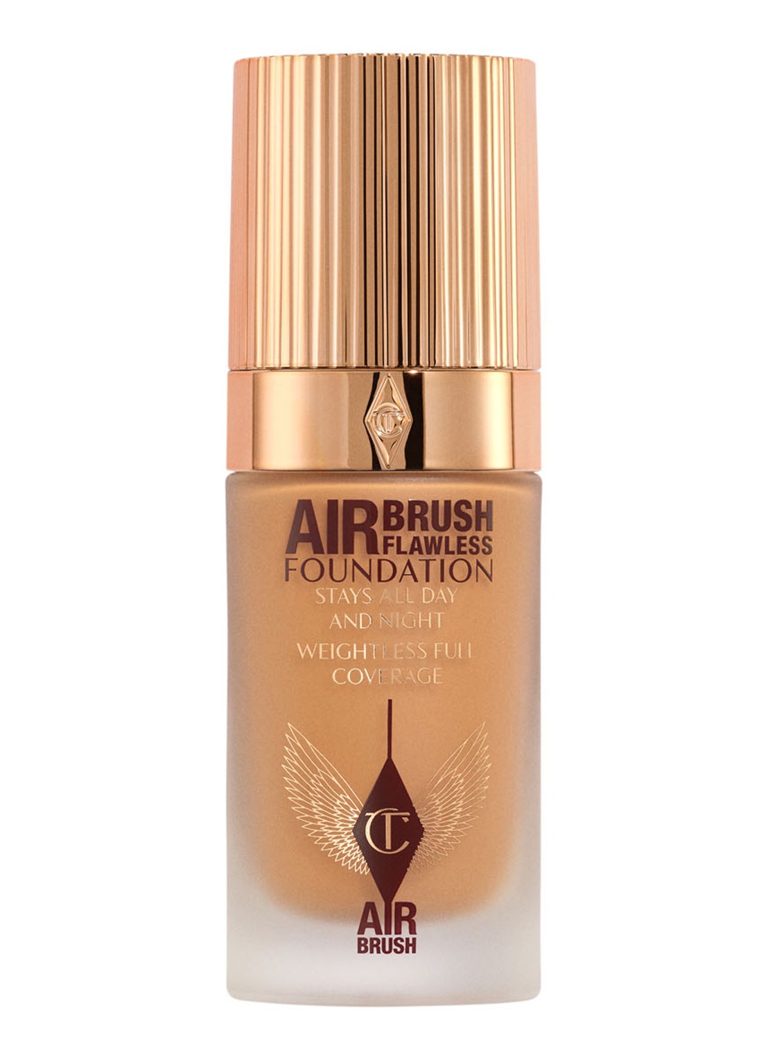 Charlotte Tilbury Airbrush Flawless Foundation - vloeibare foundation - voorkant 3  9 warm