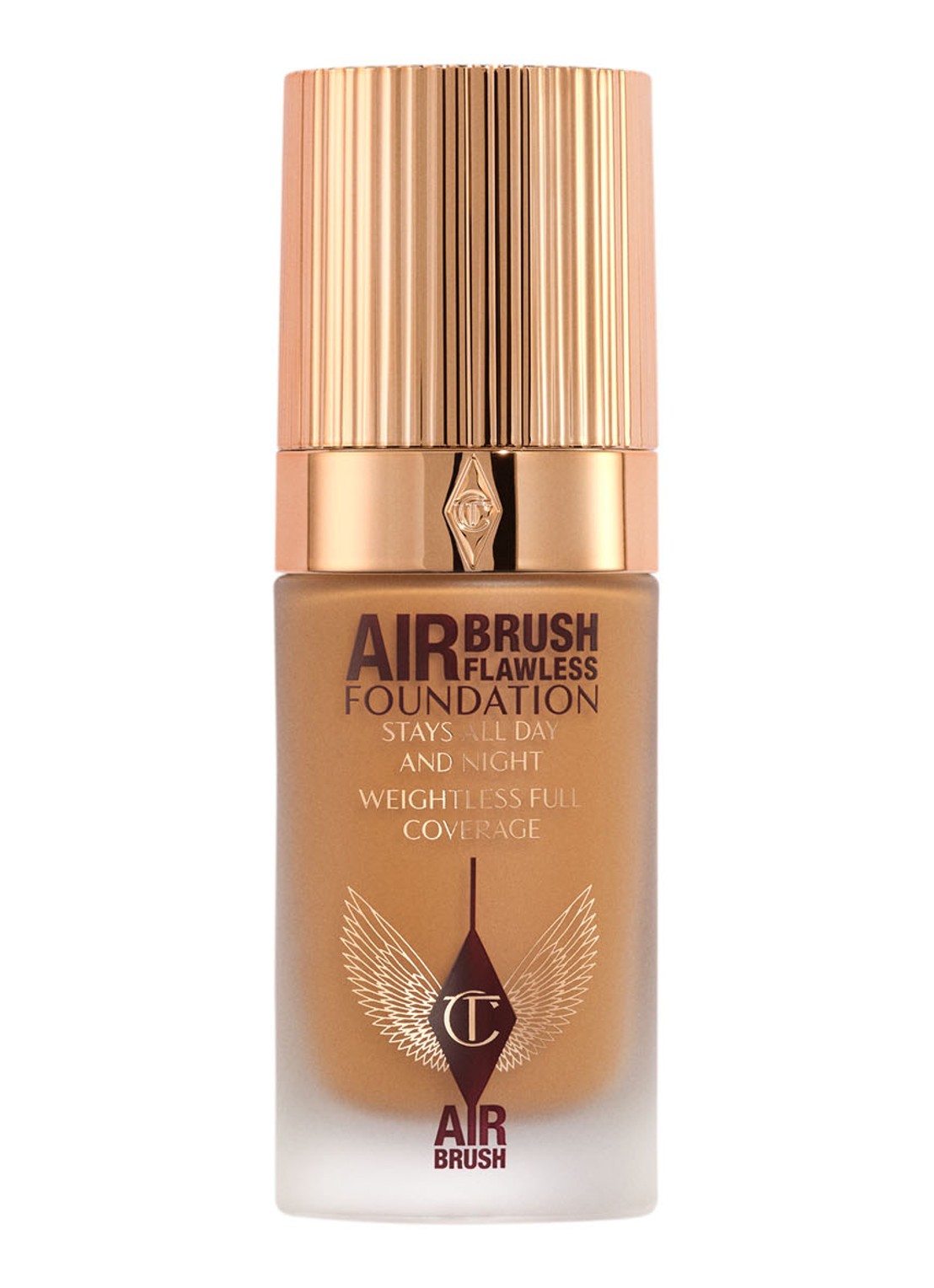 Charlotte Tilbury Airbrush Flawless Foundation - vloeibare foundation - voorkant 11 warm