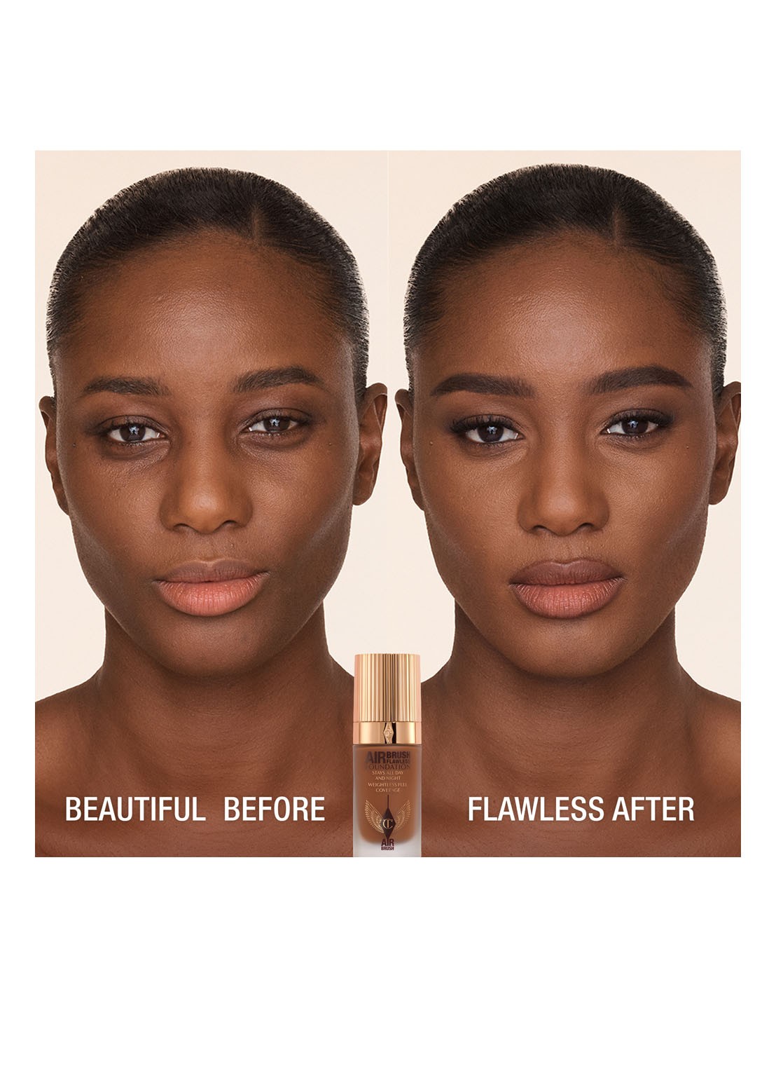 Charlotte Tilbury Airbrush Flawless Foundation - vloeibare foundation - detail 4  14 cool