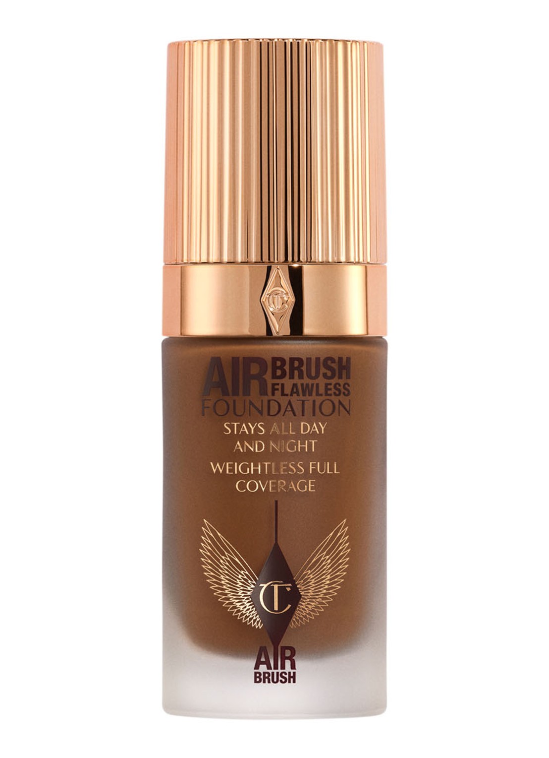 Charlotte Tilbury Airbrush Flawless Foundation - vloeibare foundation - voorkant  15 warm