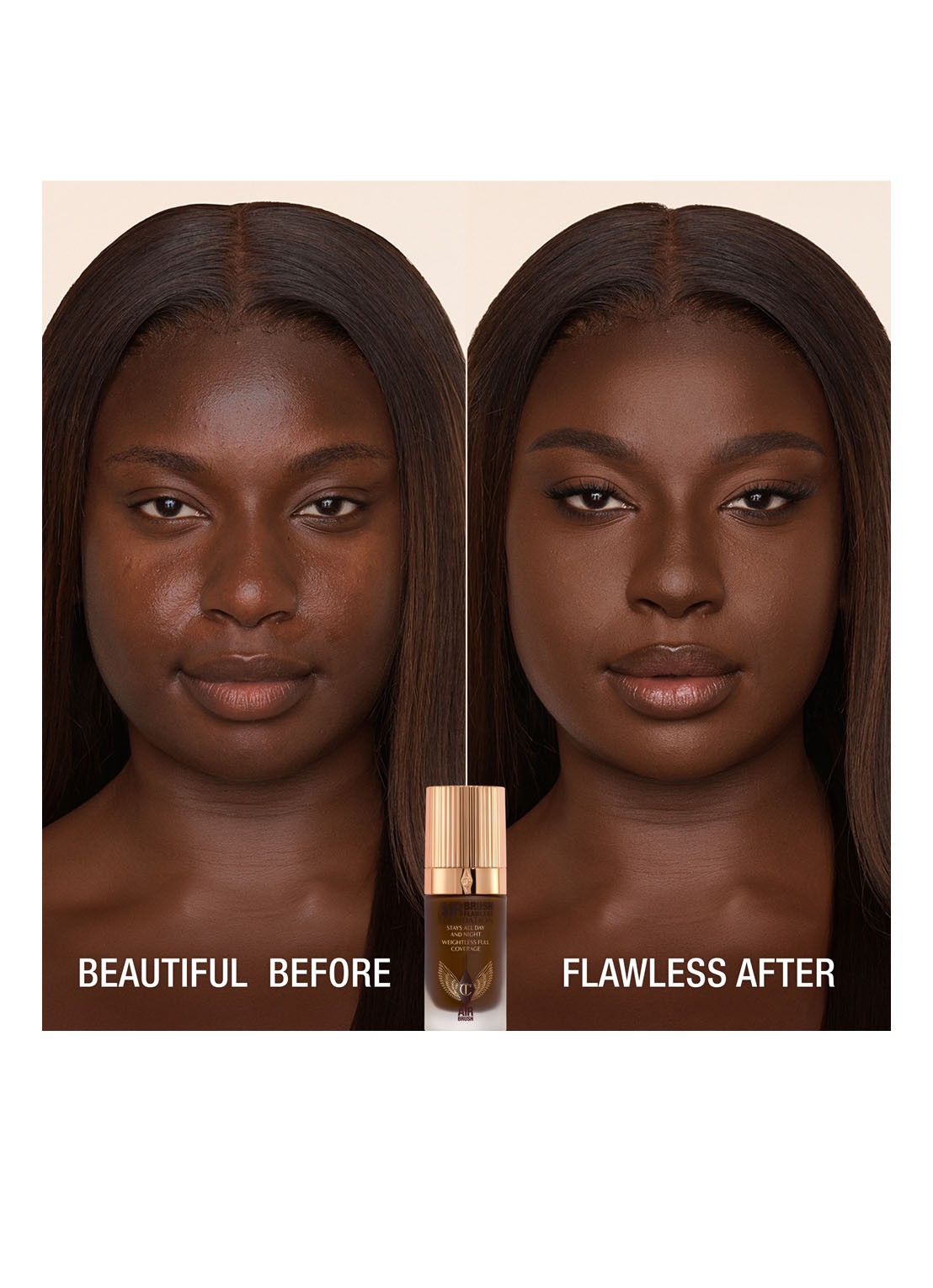Charlotte Tilbury Airbrush Flawless Foundation - vloeibare foundation - detail 4  16 neutral