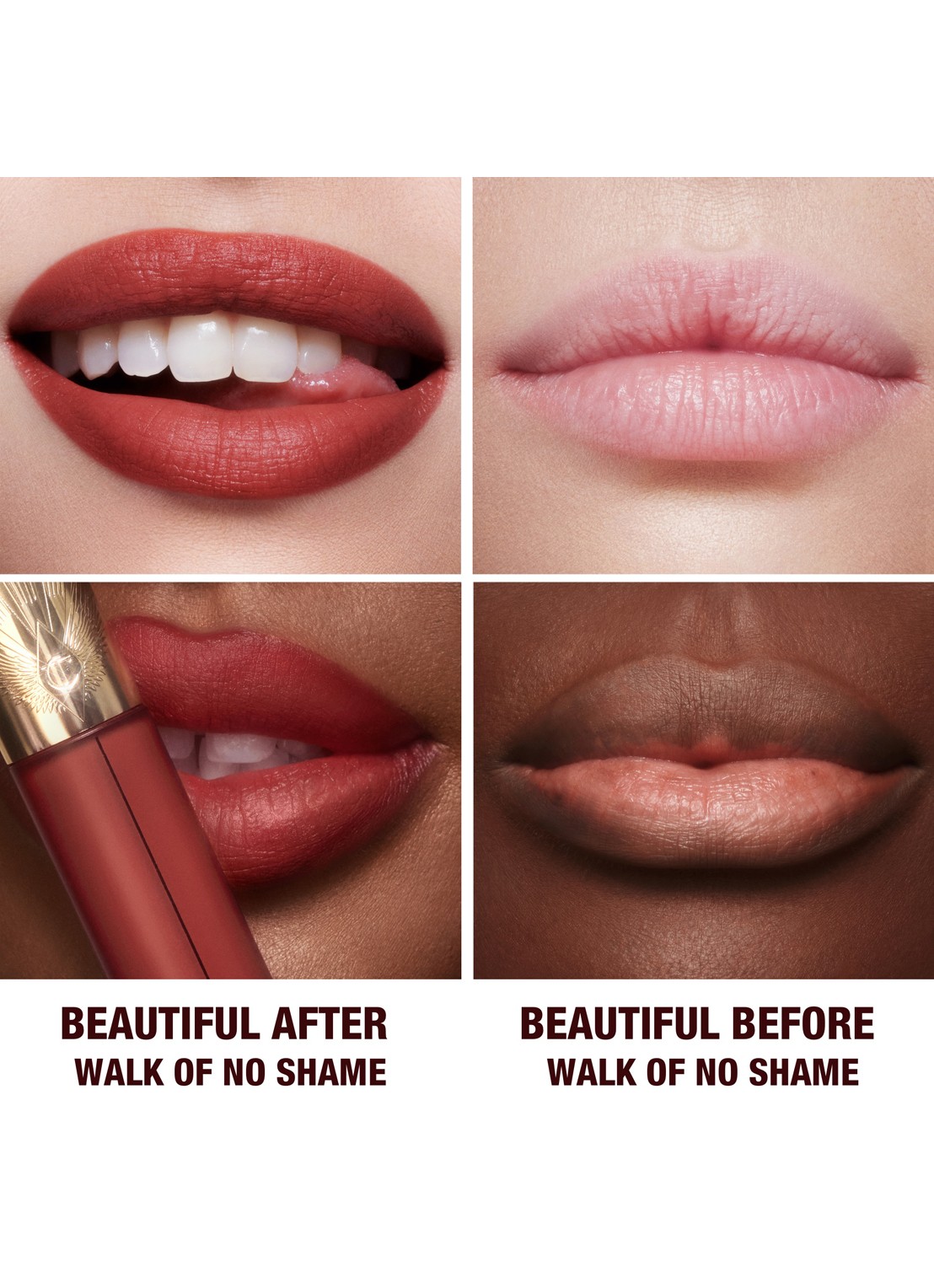 Charlotte Tilbury Airbrush Flawless Lip Blur - vloeibare lipstick - achterkant 8 walk of no shame blur