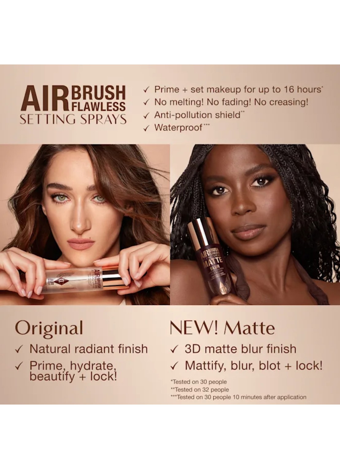 Charlotte Tilbury Airbrush Flawless Setting Spray - travel size make-up setting- & fixing spray - detail 4 undefined