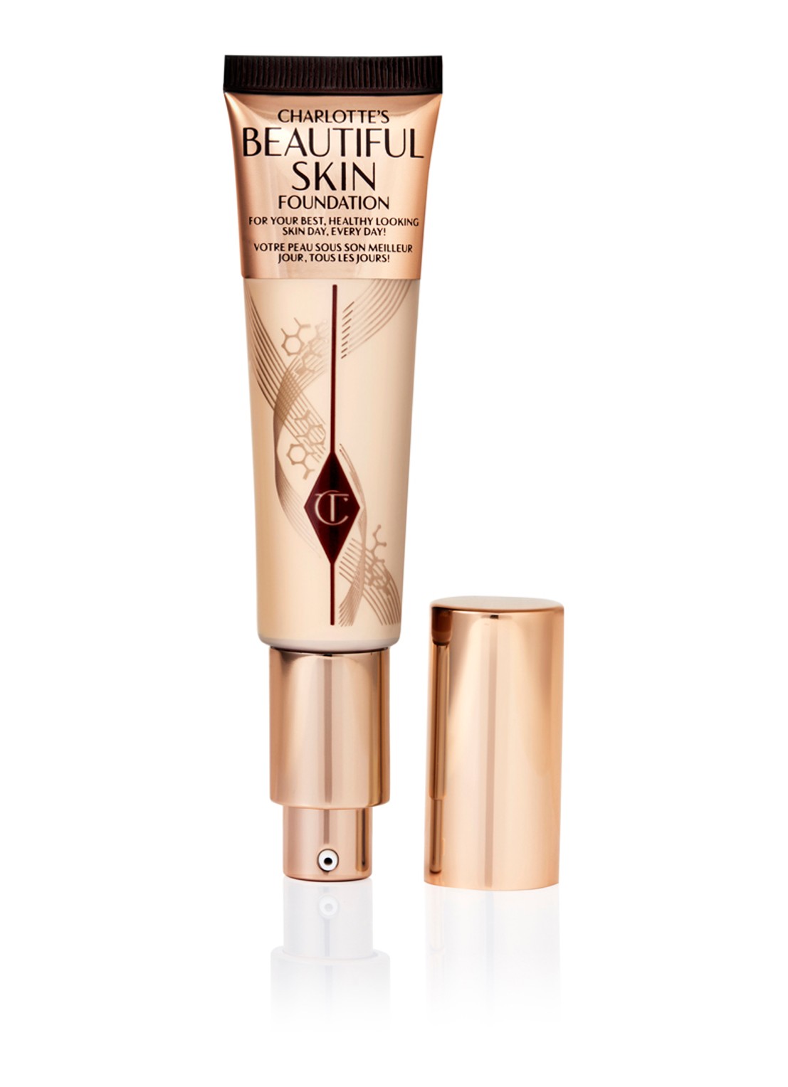 Charlotte Tilbury Beautiful Skin Foundation - vloeibare foundation - voorkant 6 1 neutral