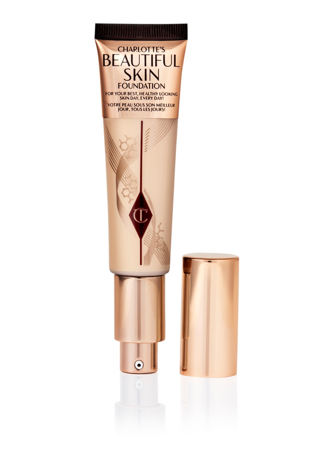 Charlotte Tilbury Beautiful Skin Foundation - vloeibare foundation - voorkant 6 2 neutral