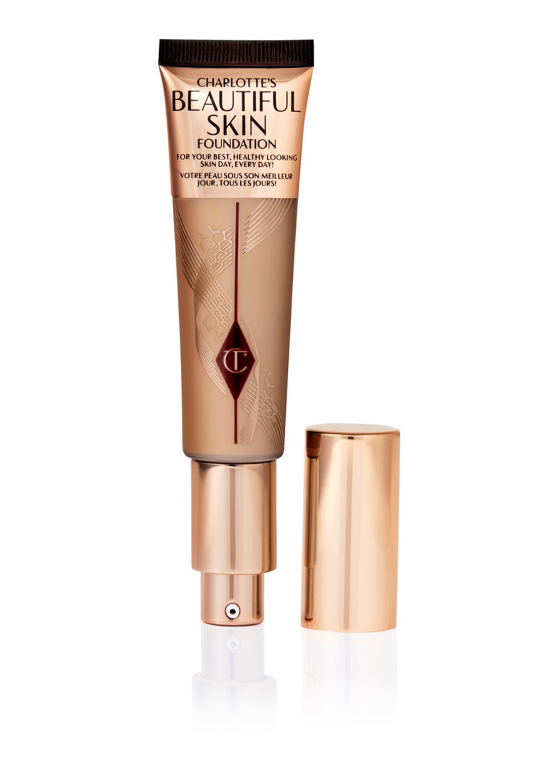 Charlotte Tilbury Beautiful Skin Foundation - vloeibare foundation - voorkant 2 6 cool