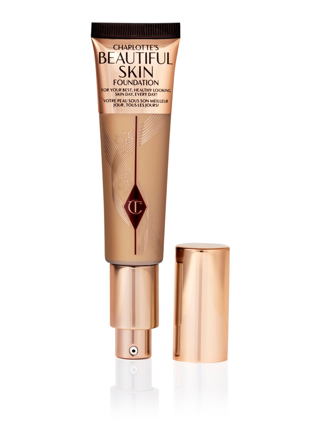 Charlotte Tilbury Beautiful Skin Foundation - vloeibare foundation - voorkant 5 neutral_2