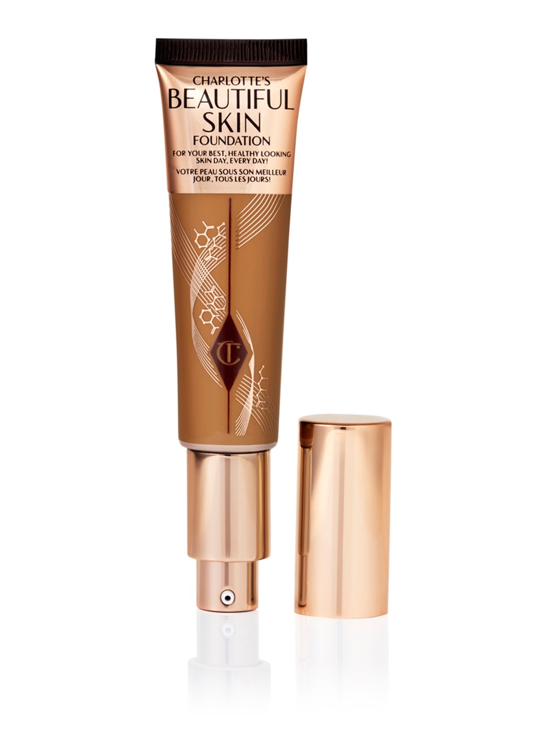 Charlotte Tilbury Beautiful Skin Foundation - vloeibare foundation - voorkant 5 warm_13