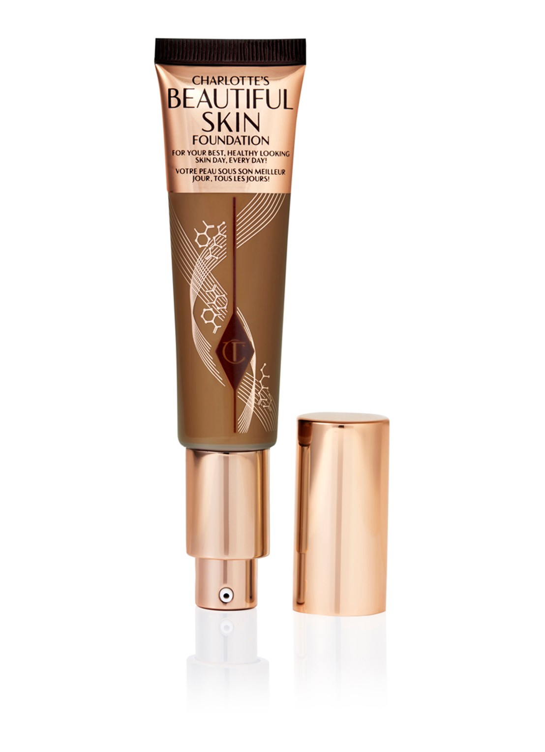 Charlotte Tilbury Beautiful Skin Foundation - vloeibare foundation - voorkant 6 neutral_15
