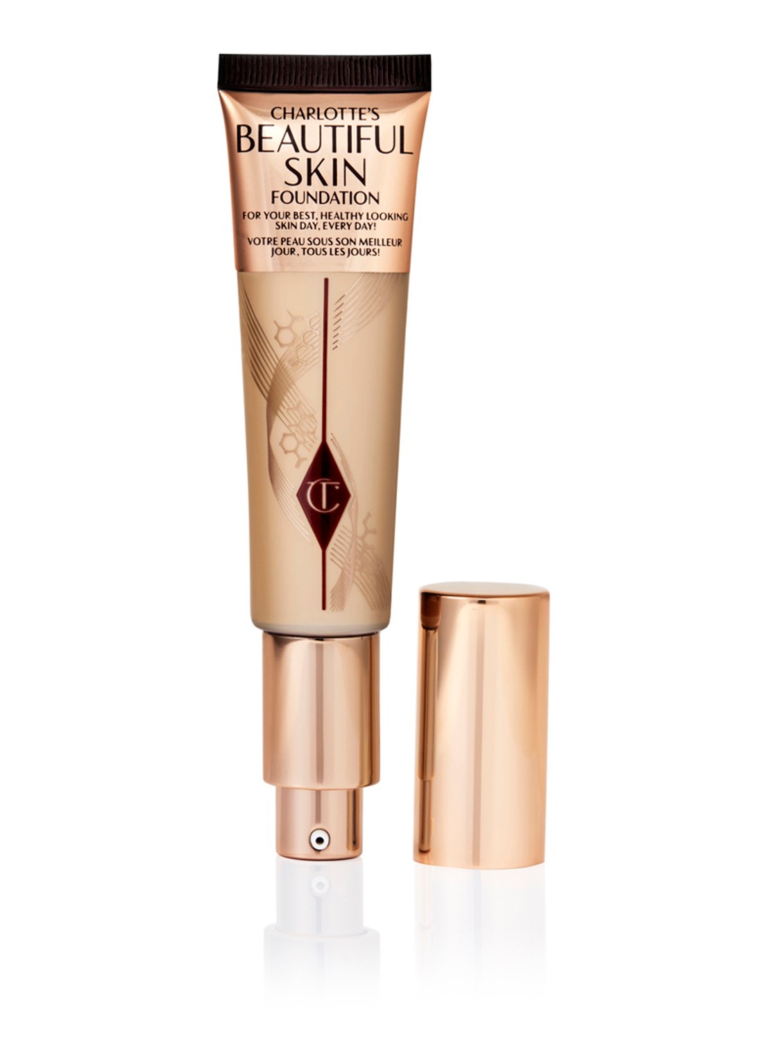 Charlotte Tilbury Beautiful Skin Foundation - vloeibare foundation - voorkant 6 cool_21