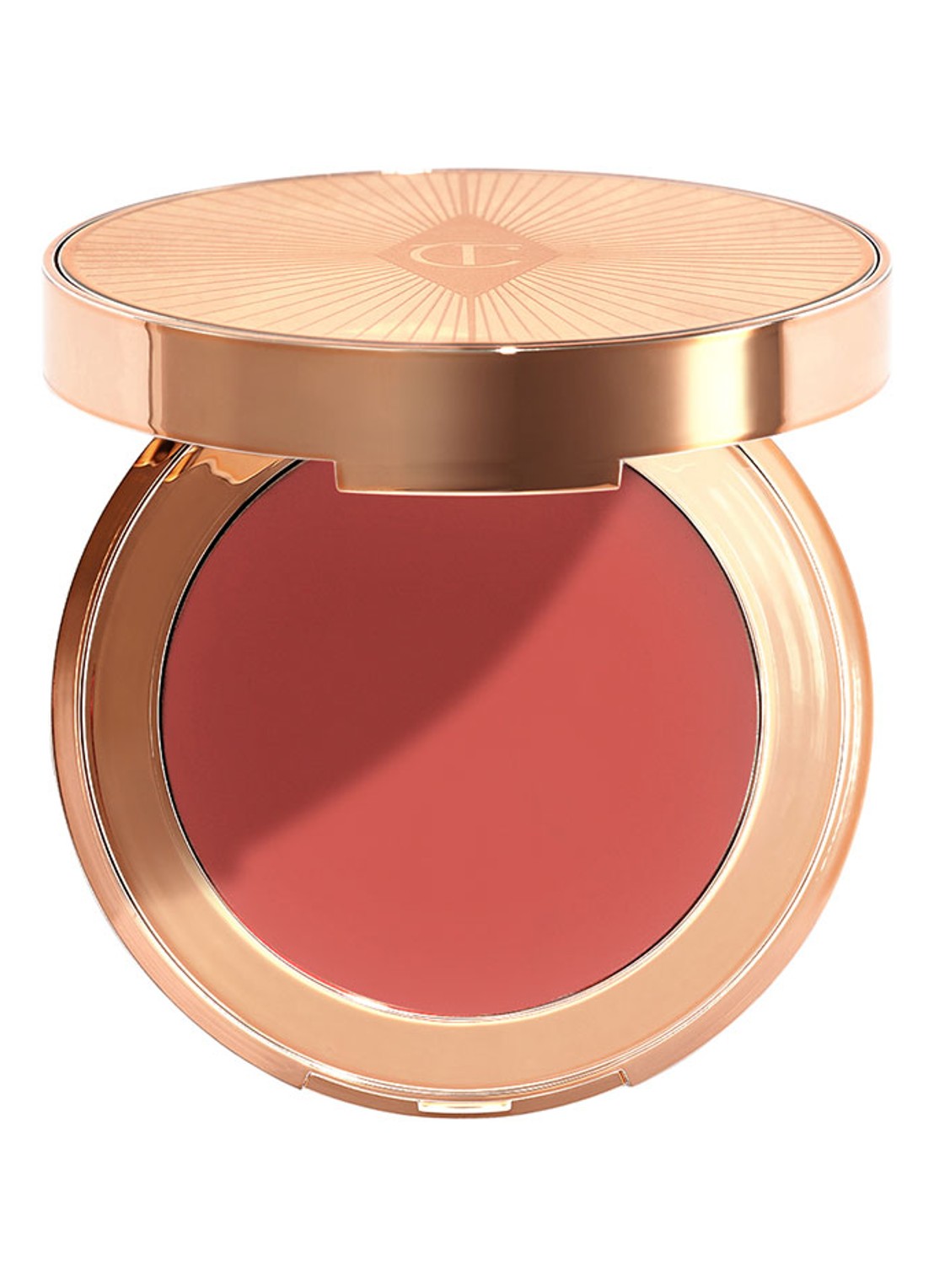 Charlotte Tilbury Beautiful Skin Lip & Cheek Glow - 2-in-1 blush - voorkant 3 beach peach glow