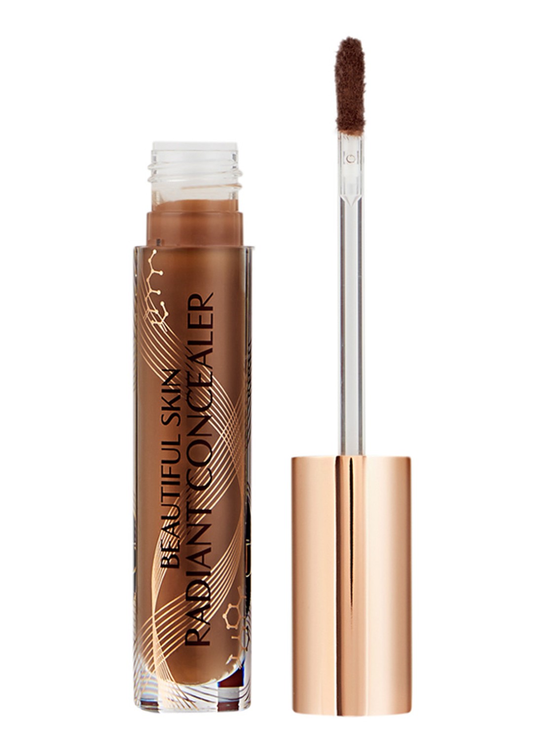 Charlotte Tilbury Beautiful Skin Radiant Concealer - vloeibare concealer - voorkant 6 17 deep