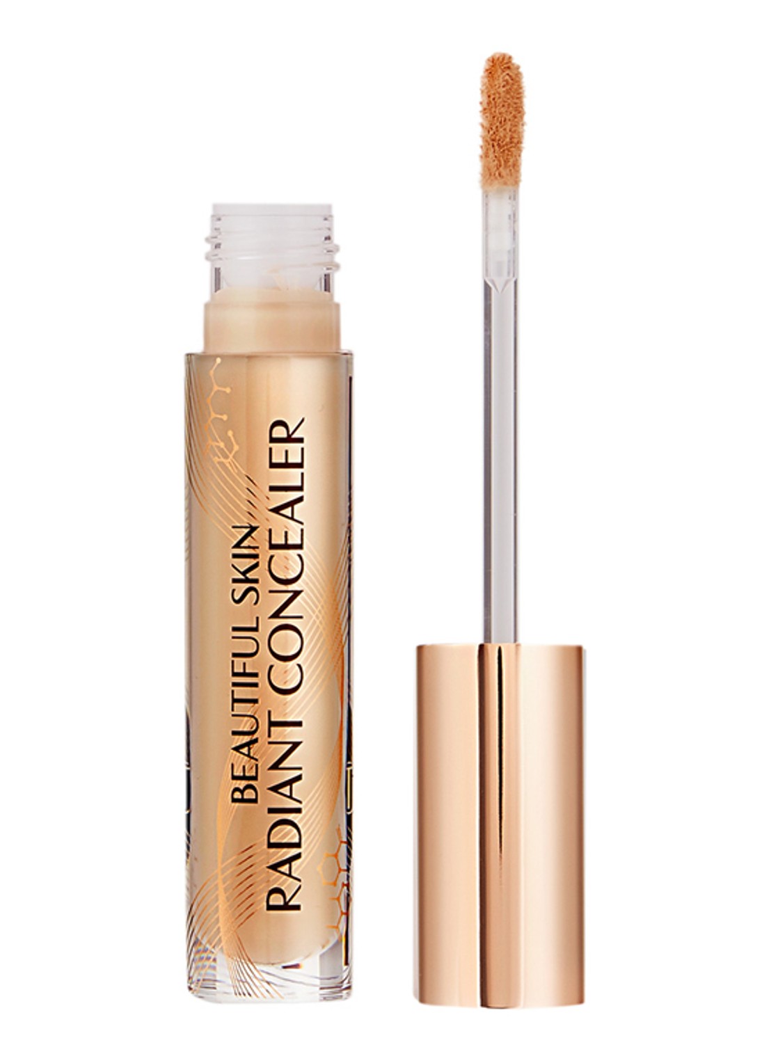 Charlotte Tilbury Beautiful Skin Radiant Concealer - vloeibare concealer - voorkant 6 10 deep