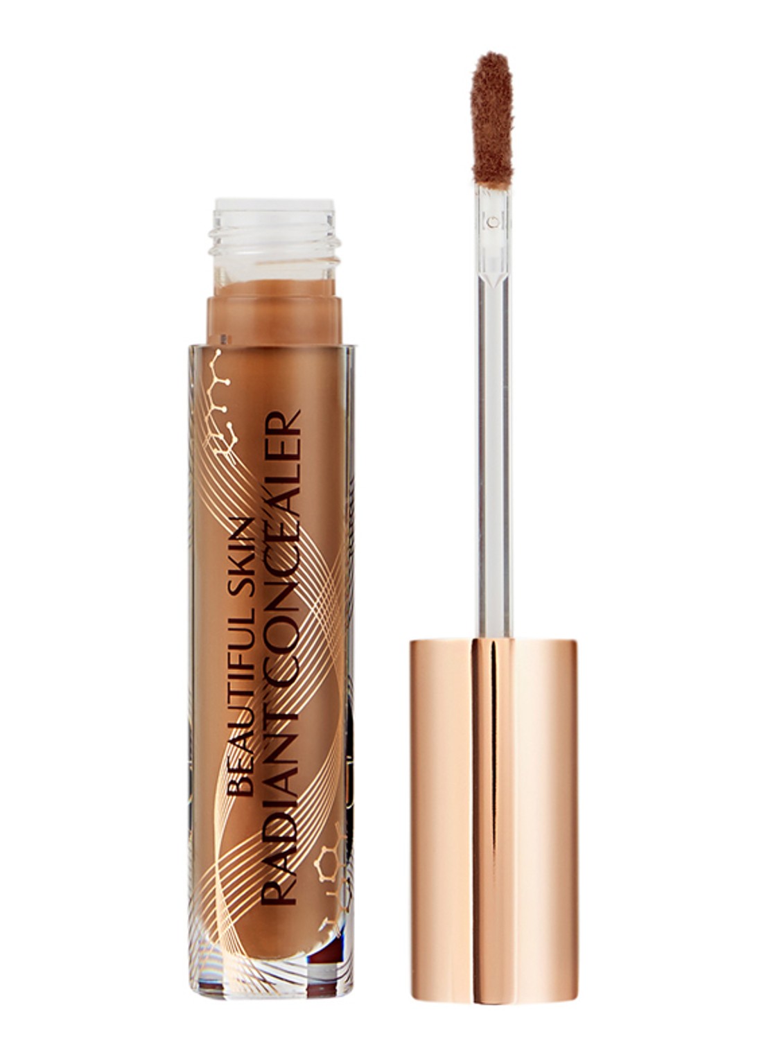 Charlotte Tilbury Beautiful Skin Radiant Concealer - vloeibare concealer - voorkant 15 deep
