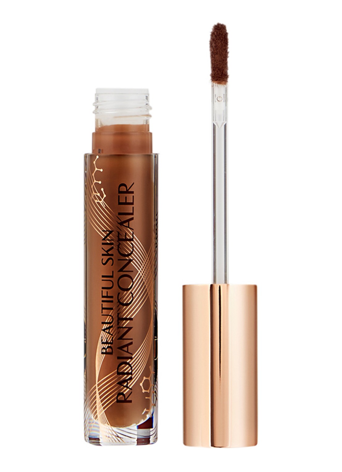 Charlotte Tilbury Beautiful Skin Radiant Concealer - vloeibare concealer - voorkant 7 16.5 deep