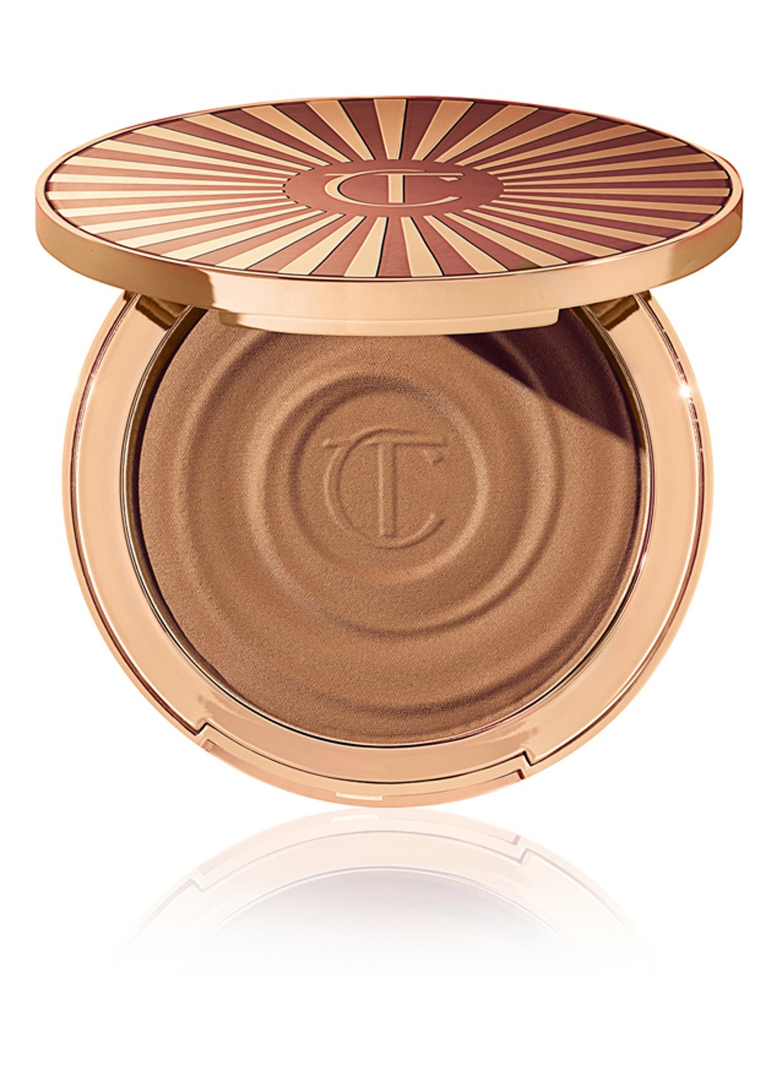 Charlotte Tilbury Beautiful Skin Sun-Kissed Glow Bronzer - voorkant fair