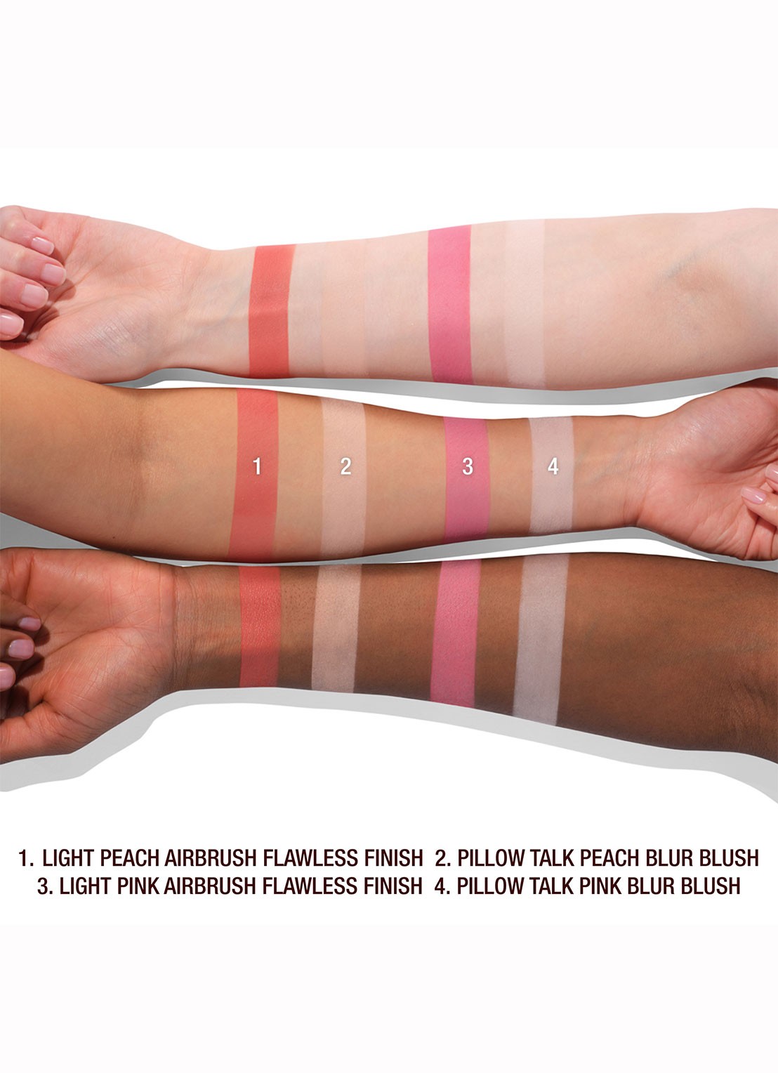 Charlotte Tilbury Beauty soulmates face palette - blush - detail 3 flawless pink