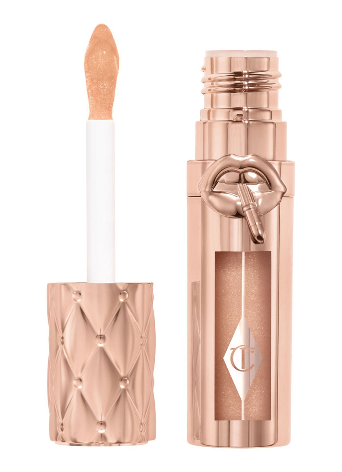 Charlotte Tilbury Big Lip Plumpgasm - lipplumper - voorkant nudegasm diamonds