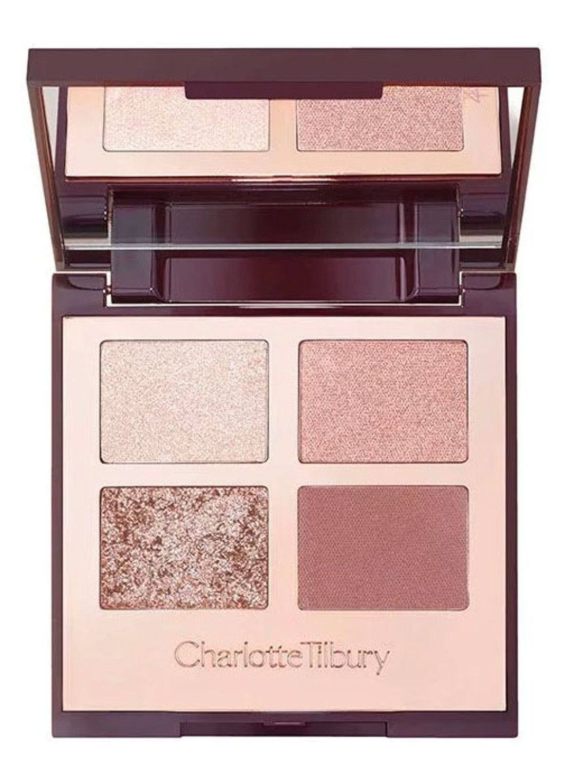 Charlotte Tilbury Bigger, Brighter Eyes Filter Eye Shadow Palette - Exagger-Eyes - oogschaduw palette - voorkant exagger-eyes