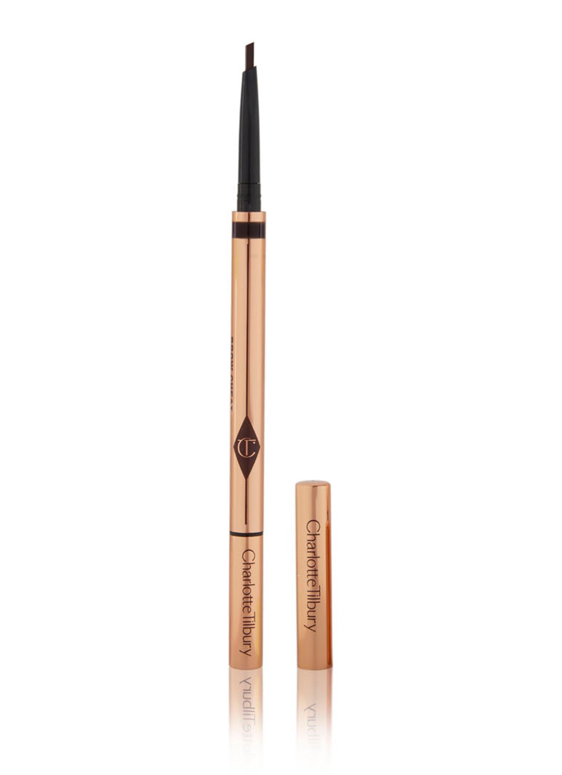 Charlotte Tilbury Brow Pencil Cheat - wenkbrauwpotlood - voorkant 7 black brown