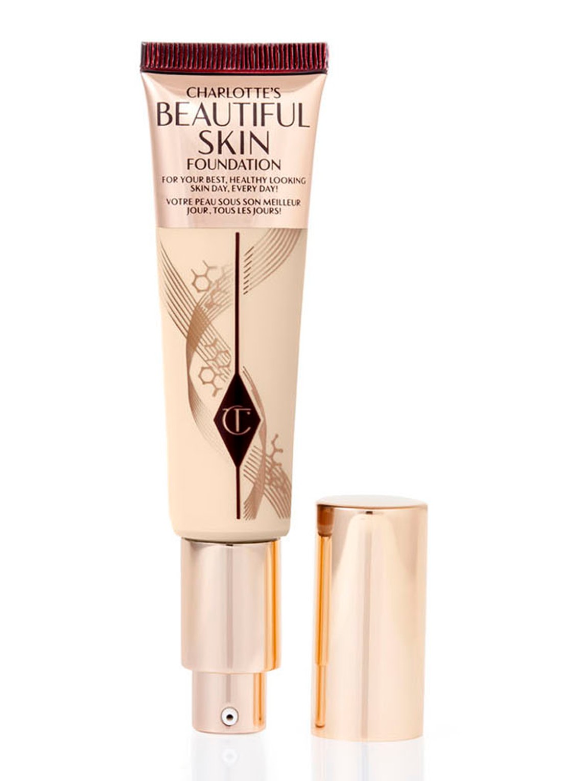 Charlotte Tilbury Charlotte's Beautiful Skin Foundation - voorkant 1 neutral