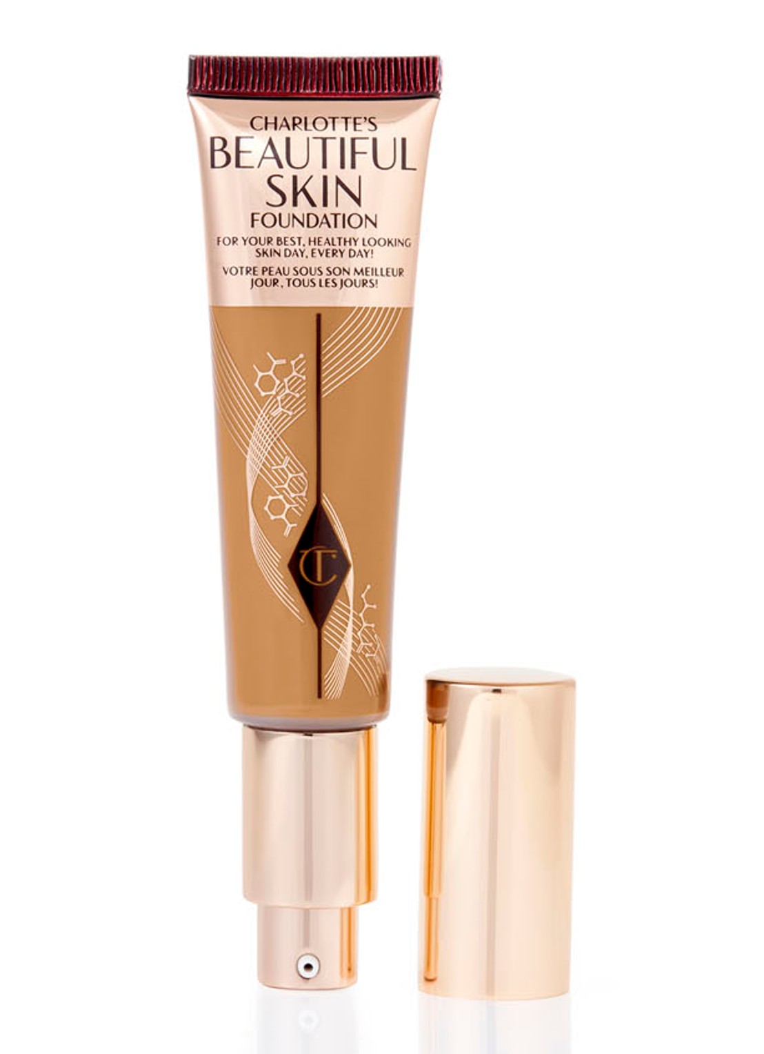 Charlotte Tilbury Charlotte's Beautiful Skin Foundation - voorkant 10 warm