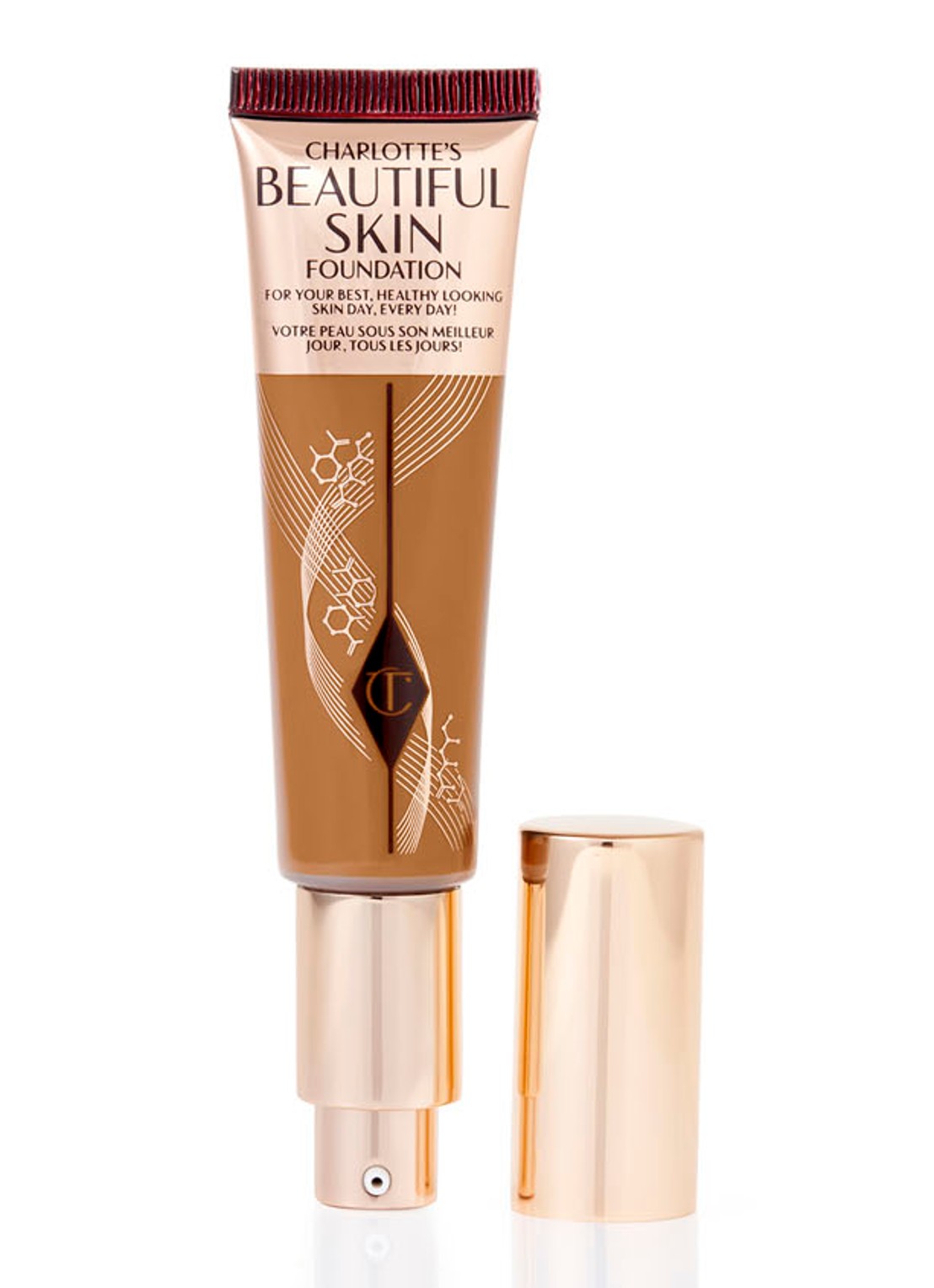 Charlotte Tilbury Charlotte's Beautiful Skin Foundation - voorkant 6 13 warm