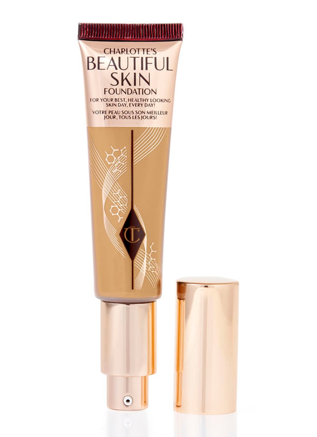 Charlotte Tilbury Charlotte's Beautiful Skin Foundation - voorkant 6 8 warm