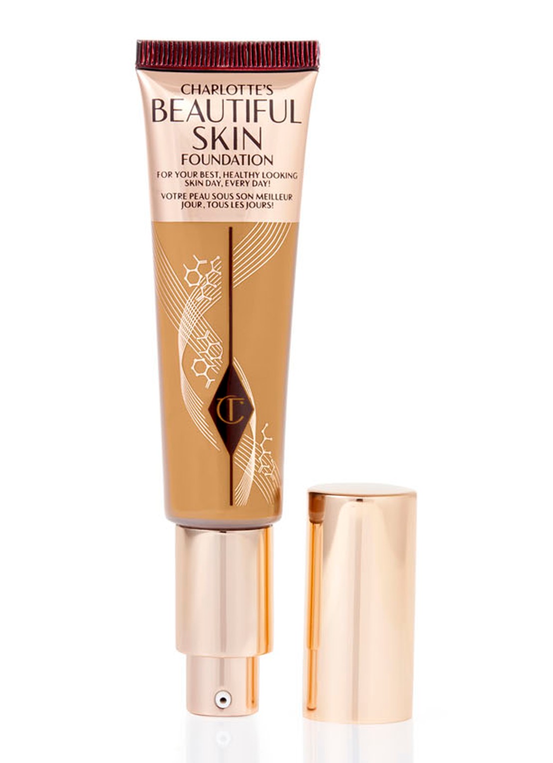 Charlotte Tilbury Charlotte's Beautiful Skin Foundation - voorkant 9 warm