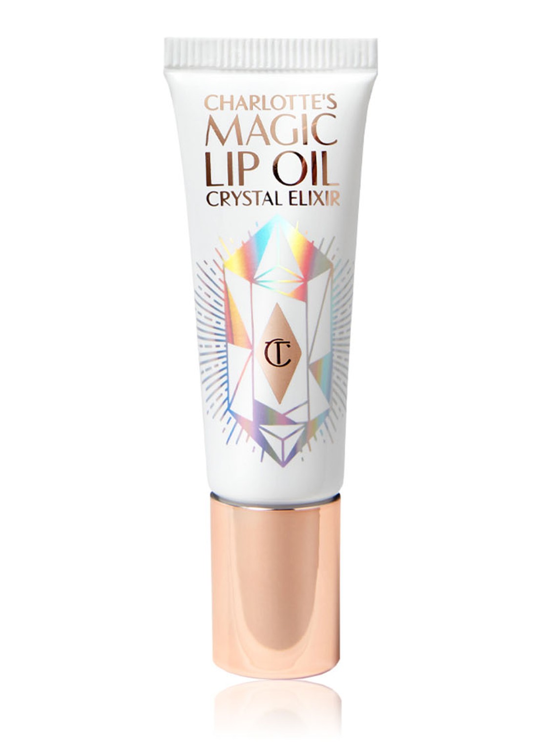Charlotte Tilbury Charlotte's Magic Lip Oil Crystal Elixir - lipolie - voorkant 3 transparant