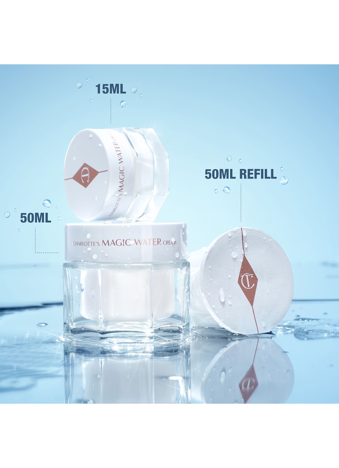Charlotte Tilbury Charlotte's Magic Water Cream Refill - hydraterende dagcrème navulling - detail 5 undefined