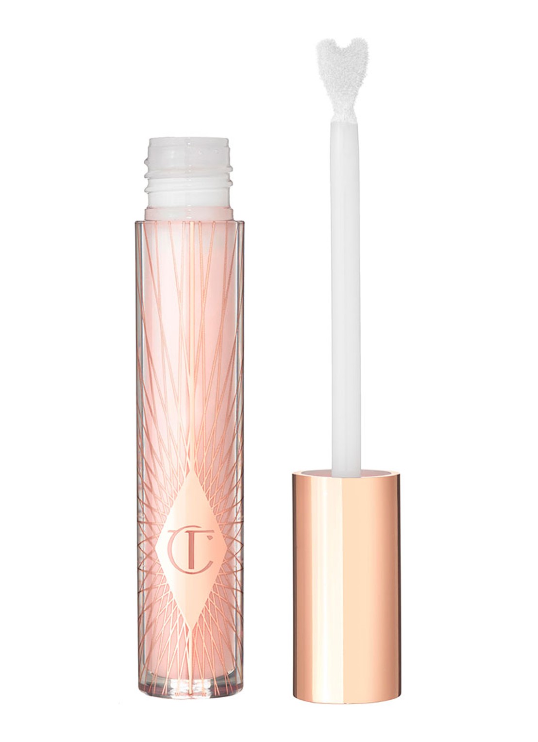 Charlotte Tilbury Collagen Lip Bath Lip Plumping Treatment For Fuller Looking Lips - volume lipgloss - voorkant refresh rose