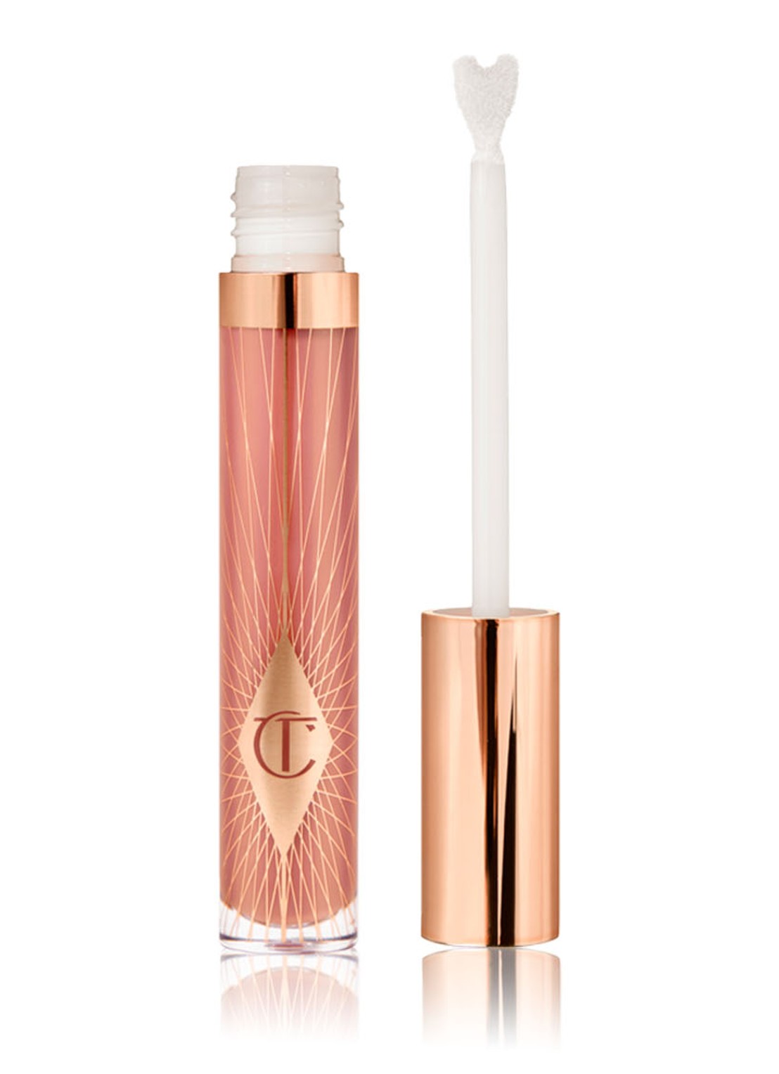 Charlotte Tilbury Collagen Lip Bath Lip Plumping Treatment For Fuller Looking Lips - volume lipgloss - voorkant pillow talk 