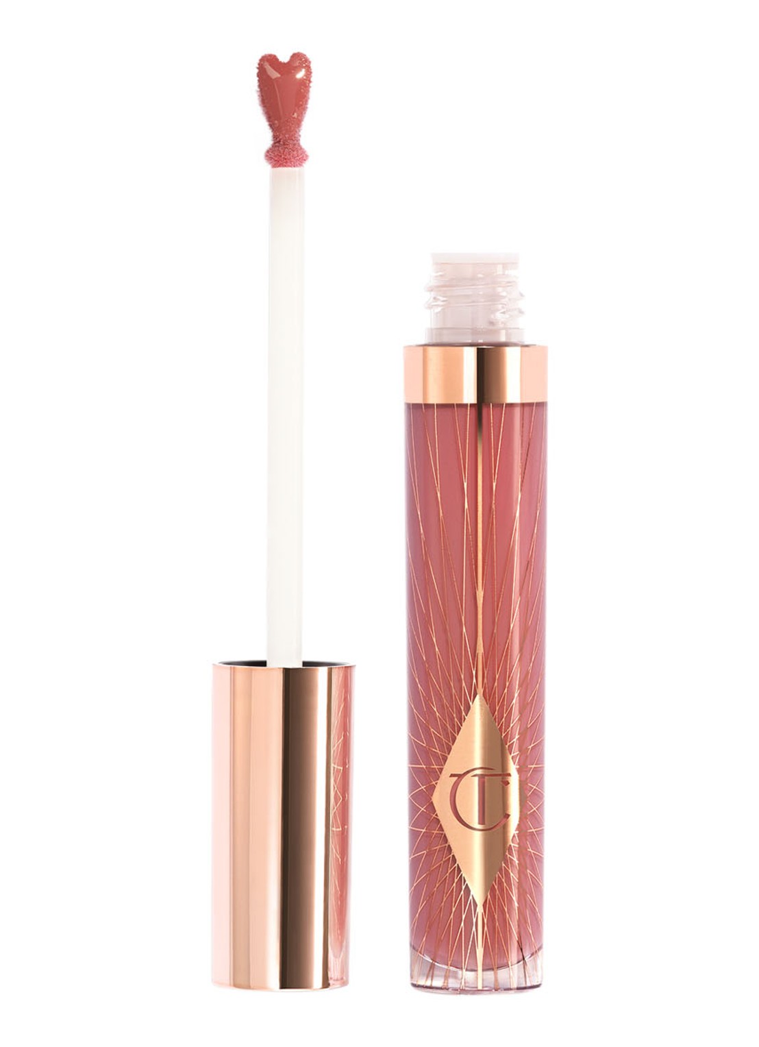 Charlotte Tilbury Collagen Lip Bath - lipgloss - voorkant 5 pillow talk medium