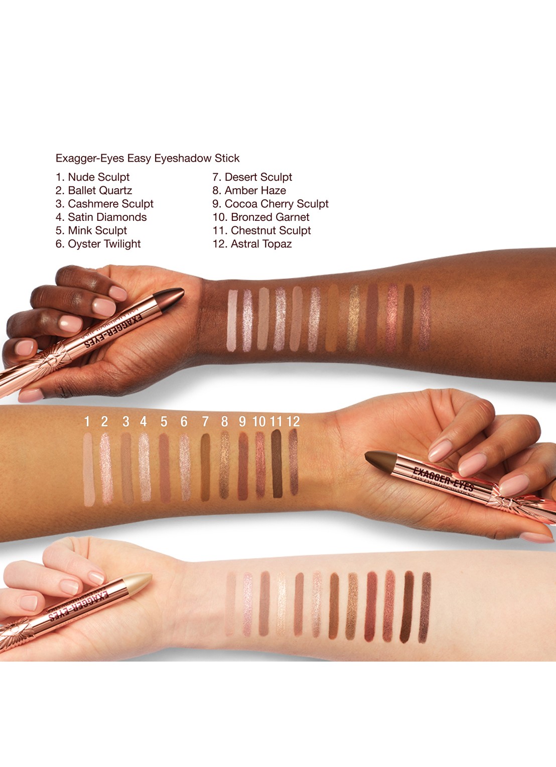 Charlotte Tilbury Exagger-Eyes Easy Eyeshadow Stick - oogschaduwstick - detail 2 satin diamonds