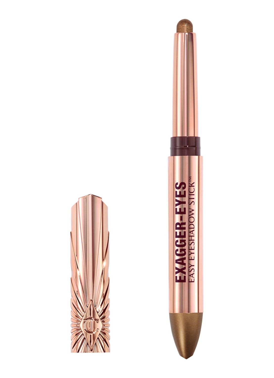 Charlotte Tilbury Exagger-Eyes Easy Eyeshadow Stick - oogschaduwstick - voorkant amber haze