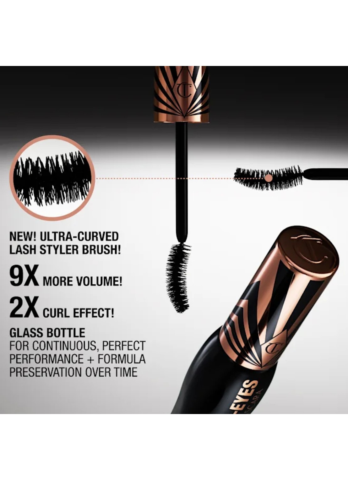 Charlotte Tilbury Exagger-eyes Volume - mascara - detail 5 exagger-black