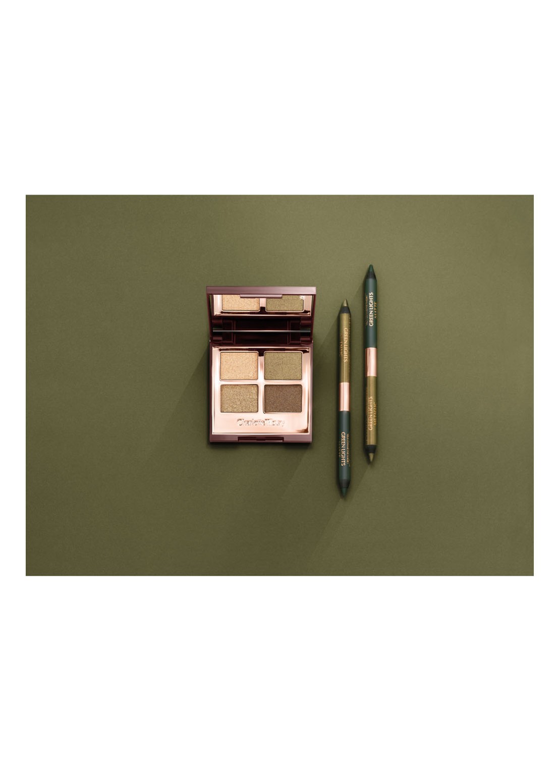 Charlotte Tilbury Eye Colour Magic Double Ended Eye Liner Green Lights - Limited Edition waterproof eyeliner - detail 4 green lights