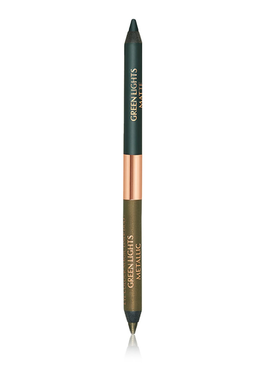Charlotte Tilbury Eye Colour Magic Double Ended Eye Liner Green Lights - Limited Edition waterproof eyeliner - voorkant green lights