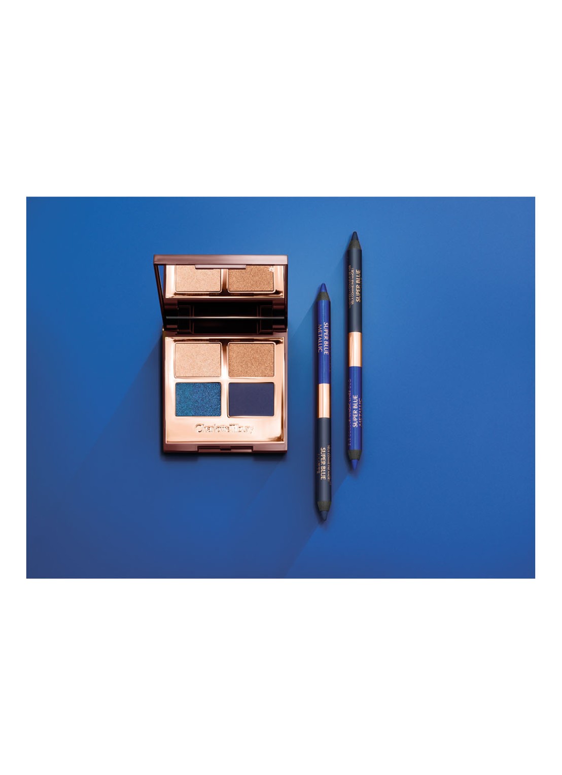 Charlotte Tilbury Eye Colour Magic Double Ended Eye Liner Super Blue - Limited Edition waterproof eyeliner - detail 2 super blue