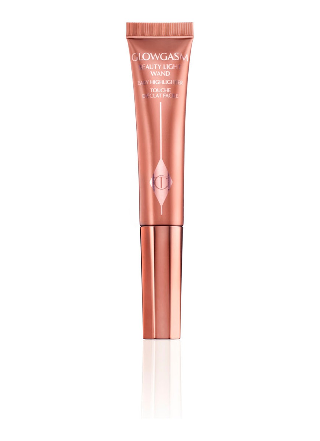 Charlotte Tilbury Glowgasm Beauty Light Wand - vloeibare blush - voorkant 2 pinkgasm