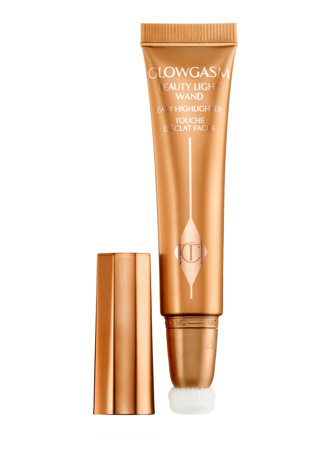 Charlotte Tilbury Hollywood Beauty Light Wand - vloeibare blush - voorkant 7 goldgasm