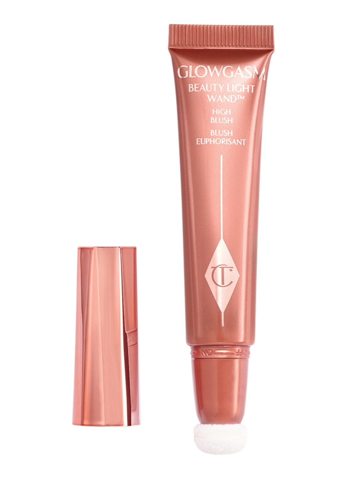 Charlotte Tilbury Hollywood Beauty Light Wand - vloeibare blush - voorkant 7 pinkgasm
