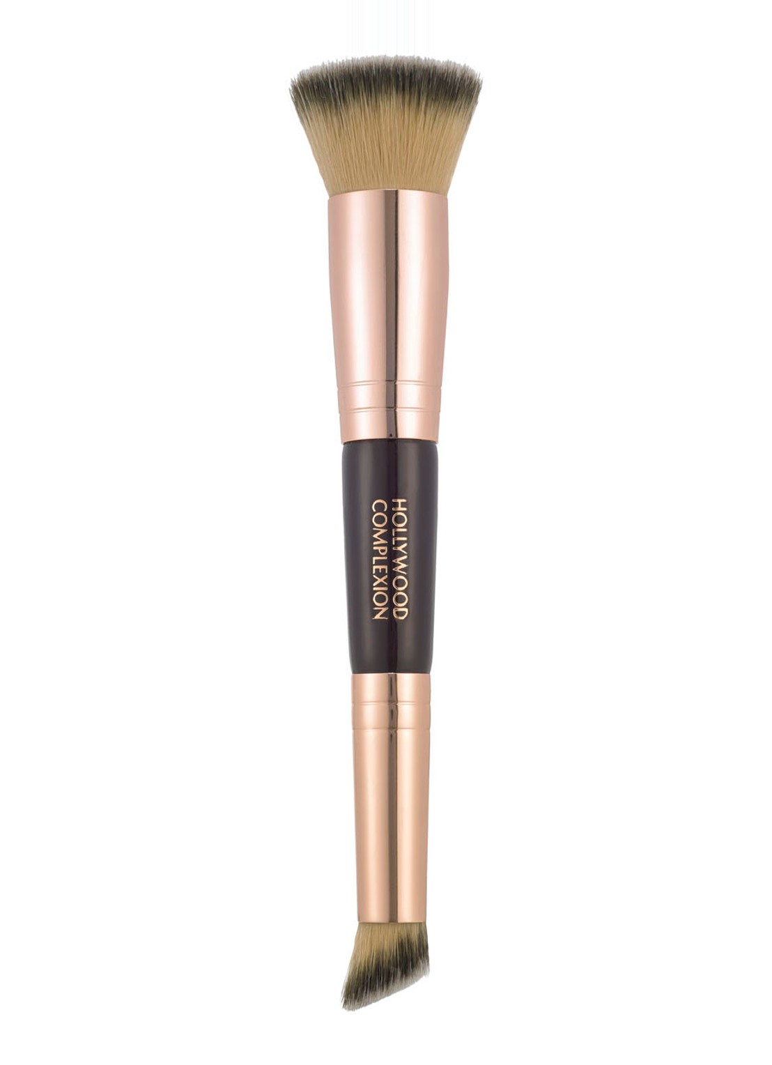 Charlotte Tilbury Hollywood Complexion Brush - contour blending kwast - voorkant koper