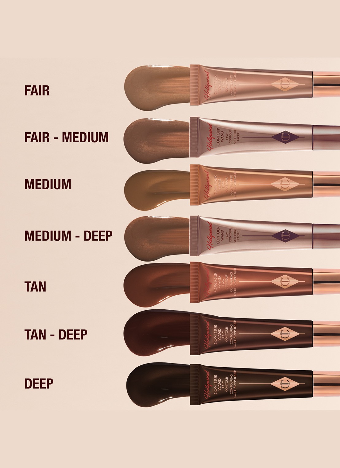 Charlotte Tilbury Hollywood Contour Wand - contour stick - detail 6 tan