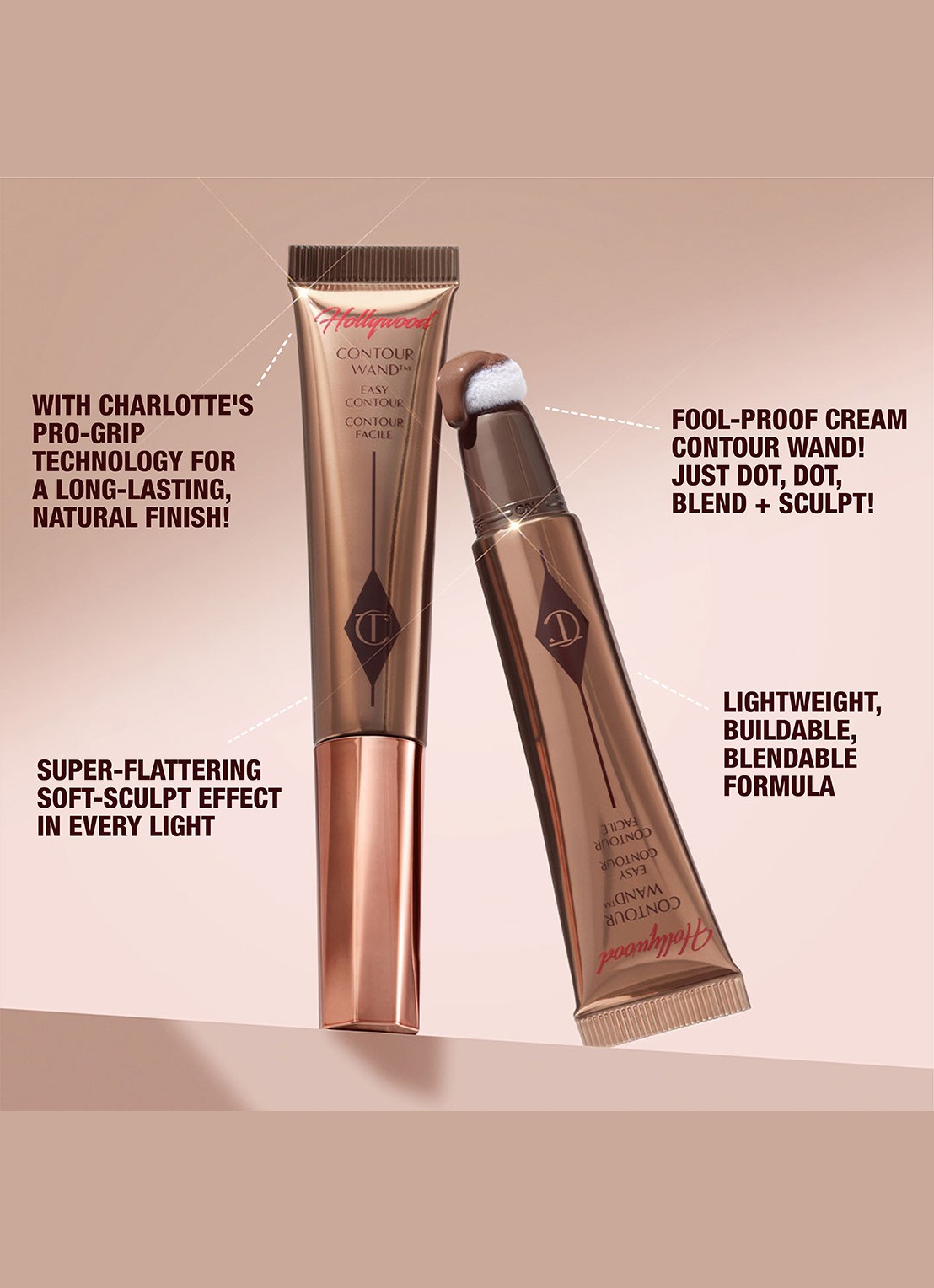 Charlotte Tilbury Hollywood Contour Wand - contour stick - detail 5 tan/deep