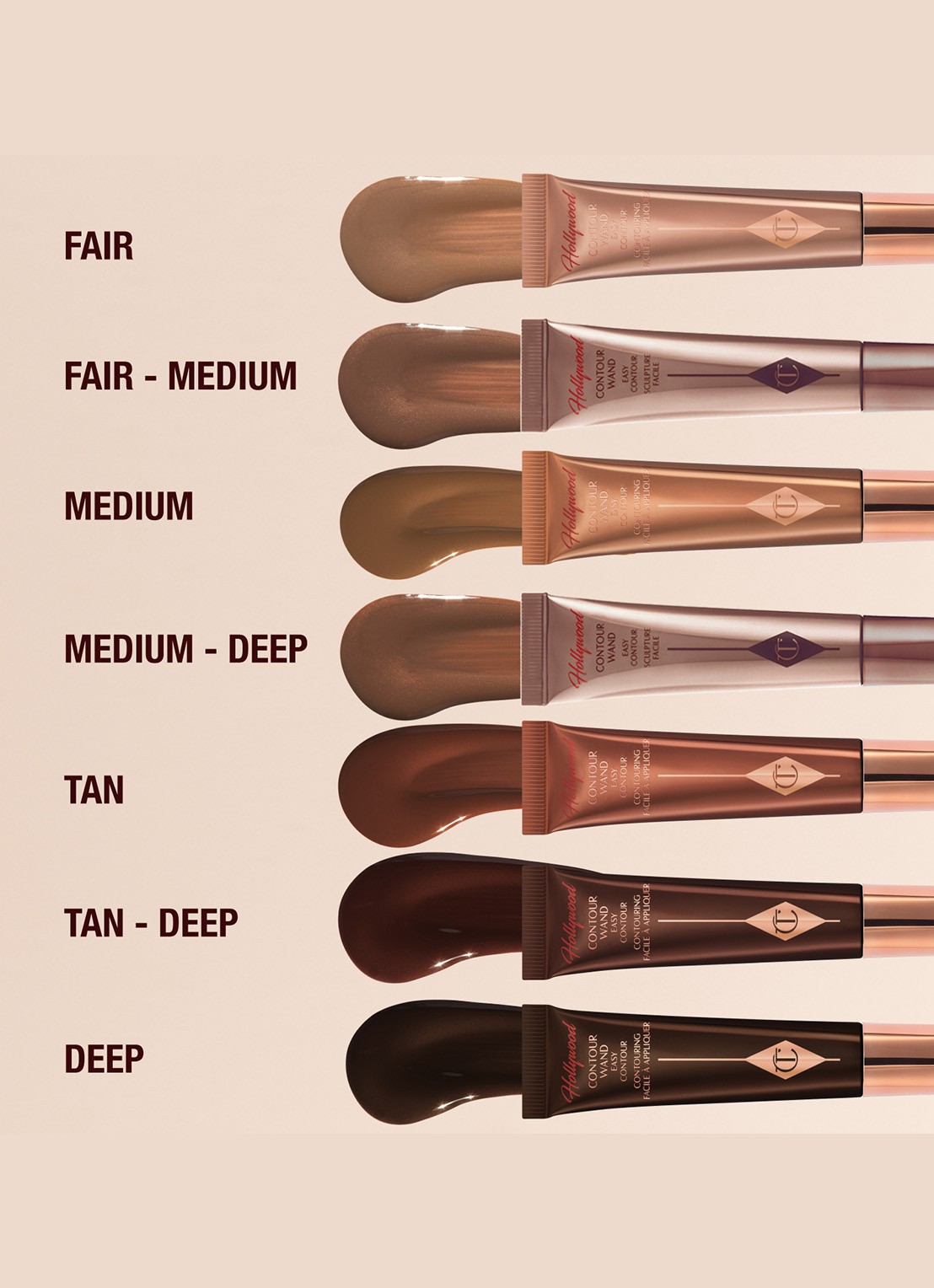 Charlotte Tilbury Hollywood Contour Wand - contour stick - detail 6 tan/deep