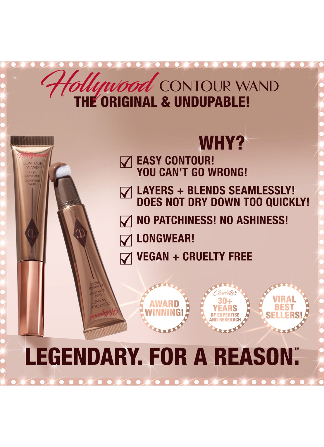 Charlotte Tilbury Hollywood Contour Wand - contour stick - detail 6 deep